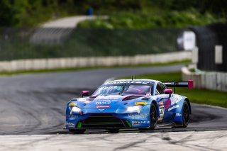 #007 Aston Martin Vantage AMR GT3 of Derek DeBoer and Valentin Hasse Clot, Aston Martin Racing-TRG, Aug. 18-20 2023 Fanatec GT World Challenge America SRO, GT World Challenge America, Pro-Am, Road America
 | www.lagunasphotography.com