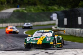 #120 Porsche 911 GT3-R (991.ii) of Adam Adelson and Elliott Skeer, Aug. 18-20 2023 Fanatec GT World Challenge America SRO, GT World Challenge America, Pro-Am, Road America, Wright Motorsports
 | www.lagunasphotography.com