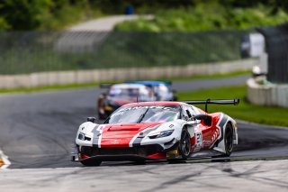 #21 Ferrari 296 GT3 of Manny Franco and Alessandro Balzan, Aug. 18-20 2023 Fanatec GT World Challenge America SRO, Conquest Racing, GT World Challenge America, Pro, Road America
 | www.lagunasphotography.com