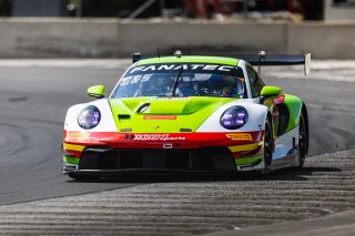 #45 Porsche 911 GT3-R 992 of Madison Snow and Jan Heylen, Aug. 18-20 2023 Fanatec GT World Challenge America SRO, GT World Challenge America, Pro-Am, Road America, Wright Motorsports
 | www.lagunasphotography.com