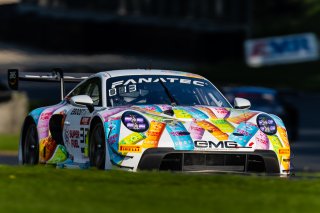 #32 Porsche 911 GT3-R (991.ii) of Kyle Washington and Jeroen Bleekemolen, Aug. 18-20 2023 Fanatec GT World Challenge America SRO, GMG, GT World Challenge America, Pro-Am, Road America
 | www.lagunasphotography.com