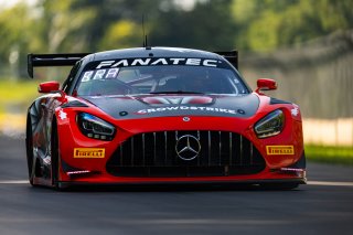 #04 Mercedes-AMG GT3 of George Kurtz and Colin Braun, Aug. 18-20 2023 Fanatec GT World Challenge America SRO, Crowdstrike by Riley Motorsports, GT World Challenge America, Pro-Am, Road America
 | www.lagunasphotography.com