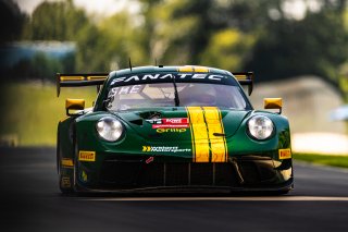 #120 Porsche 911 GT3-R (991.ii) of Adam Adelson and Elliott Skeer, Aug. 18-20 2023 Fanatec GT World Challenge America SRO, GT World Challenge America, Pro-Am, Road America, Wright Motorsports
 | www.lagunasphotography.com