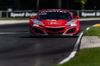 #93 Acura NSX GT3 EVO22 of Ashton Harrison and Mario Farnbacher, Aug. 18-20 2023 Fanatec GT World Challenge America SRO, GT World Challenge America, Pro, Racers Edge Motorsports, Road America
 | www.lagunasphotography.com