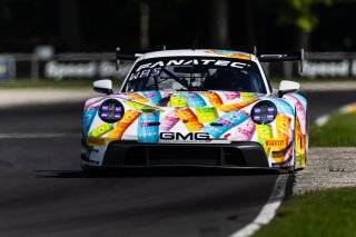 #32 Porsche 911 GT3-R (991.ii) of Kyle Washington and Jeroen Bleekemolen, Aug. 18-20 2023 Fanatec GT World Challenge America SRO, GMG, GT World Challenge America, Pro-Am, Road America
 | www.lagunasphotography.com