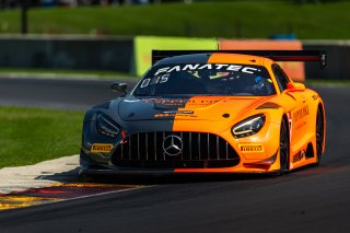 #77 Mercedes-AMG GT3 of Paul Kiebler and Jon Branam, Am, Aug. 18-20 2023 Fanatec GT World Challenge America SRO, GT World Challenge America, Road America, TR3 Racing
 | www.lagunasphotography.com