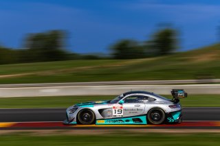 #19 Mercedes-AMG GT3 of Will Hardeman and Adam Carroll, Aug. 18-20 2023 Fanatec GT World Challenge America SRO, Esses Racing with Mercedes-Benz of Austin, GT World Challenge America, Pro-Am, Road America
 | www.lagunasphotography.com
