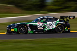 #43 Mercedes-AMG GT3 of Anthony Bartone and Adam Christodoulou, Aug. 18-20 2023 Fanatec GT World Challenge America SRO, GT World Challenge America, Pro-Am, RealTime Racing, Road America
 | www.lagunasphotography.com