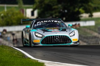 #19 Mercedes-AMG GT3 of Will Hardeman and Adam Carroll, Aug. 18-20 2023 Fanatec GT World Challenge America SRO, Esses Racing with Mercedes-Benz of Austin, GT World Challenge America, Pro-Am, Road America
 | www.lagunasphotography.com