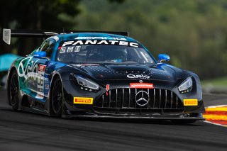#08 Mercedes-AMG GT3 of Scott Smithson and Bryan Sellers, Aug. 18-20 2023 Fanatec GT World Challenge America SRO, DXDT Racing, GT World Challenge America, Pro-Am, Road America
 | www.lagunasphotography.com