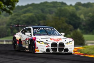 #94 BMW M4 GT3 of Chandler Hull and Bill AUberlen, Aug. 18-20 2023 Fanatec GT World Challenge America SRO, BimmerWorld, GT World Challenge America, Pro, Road America
 | www.lagunasphotography.com