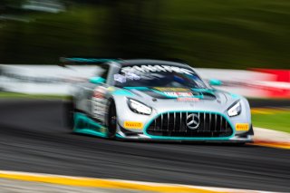 #19 Mercedes-AMG GT3 of Will Hardeman and Adam Carroll, Aug. 18-20 2023 Fanatec GT World Challenge America SRO, Esses Racing with Mercedes-Benz of Austin, GT World Challenge America, Pro-Am, Road America
 | www.lagunasphotography.com