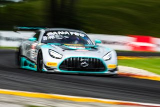 #19 Mercedes-AMG GT3 of Will Hardeman and Adam Carroll, Aug. 18-20 2023 Fanatec GT World Challenge America SRO, Esses Racing with Mercedes-Benz of Austin, GT World Challenge America, Pro-Am, Road America
 | www.lagunasphotography.com