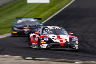#53 Porsche GT3 992 of Trenton Estep and Seth Lucas, Aug. 18-20 2023 Fanatec GT World Challenge America SRO, GT World Challenge America, MDK Motorsports, Pro, Road America
 | www.lagunasphotography.com