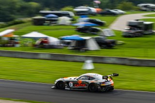 #9 Mercedes-AMG GT3 of Ziad Ghandour and Daniel Morad, Aug. 18-20 2023 Fanatec GT World Challenge America SRO, GT World Challenge America, Pro, Road America, TR3 Racing
 | www.lagunasphotography.com