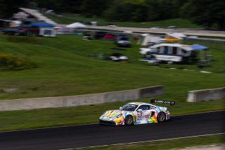 #32 Porsche 911 GT3-R (991.ii) of Kyle Washington and Jeroen Bleekemolen, Aug. 18-20 2023 Fanatec GT World Challenge America SRO, GMG, GT World Challenge America, Pro-Am, Road America
 | www.lagunasphotography.com