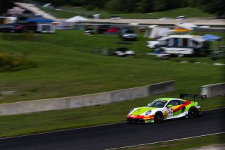 #45 Porsche 911 GT3-R 992 of Madison Snow and Jan Heylen, Aug. 18-20 2023 Fanatec GT World Challenge America SRO, GT World Challenge America, Pro-Am, Road America, Wright Motorsports
 | www.lagunasphotography.com