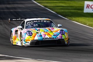#32 Porsche 911 GT3-R (991.ii) of Kyle Washington and Jeroen Bleekemolen, Aug. 18-20 2023 Fanatec GT World Challenge America SRO, GMG, GT World Challenge America, Pro-Am, Road America
 | www.lagunasphotography.com