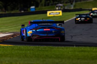 #007 Aston Martin Vantage AMR GT3 of Derek DeBoer and Valentin Hasse Clot, Aston Martin Racing-TRG, Aug. 18-20 2023 Fanatec GT World Challenge America SRO, GT World Challenge America, Pro-Am, Road America
 | www.lagunasphotography.com