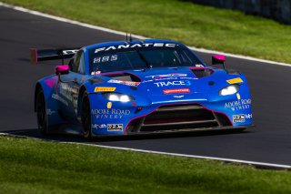 #007 Aston Martin Vantage AMR GT3 of Derek DeBoer and Valentin Hasse Clot, Aston Martin Racing-TRG, Aug. 18-20 2023 Fanatec GT World Challenge America SRO, GT World Challenge America, Pro-Am, Road America
 | www.lagunasphotography.com