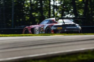 #04 Mercedes-AMG GT3 of George Kurtz and Colin Braun, Aug. 18-20 2023 Fanatec GT World Challenge America SRO, Crowdstrike by Riley Motorsports, GT World Challenge America, Pro-Am, Road America
 | www.lagunasphotography.com