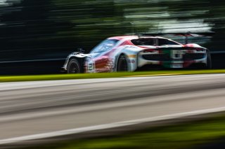 #21 Ferrari 296 GT3 of Manny Franco and Alessandro Balzan, Aug. 18-20 2023 Fanatec GT World Challenge America SRO, Conquest Racing, GT World Challenge America, Pro, Road America
 | www.lagunasphotography.com