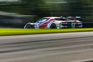 #21 Ferrari 296 GT3 of Manny Franco and Alessandro Balzan, Aug. 18-20 2023 Fanatec GT World Challenge America SRO, Conquest Racing, GT World Challenge America, Pro, Road America
 | www.lagunasphotography.com