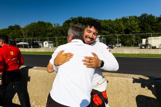#21 Ferrari 296 GT3 of Manny Franco and Alessandro Balzan, Aug. 18-20 2023 Fanatec GT World Challenge America SRO, Conquest Racing, GT World Challenge America, Pro, Road America
 | www.lagunasphotography.com