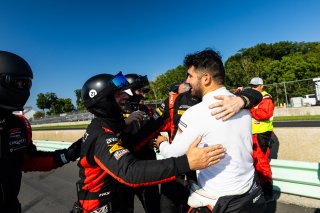 #21 Ferrari 296 GT3 of Manny Franco and Alessandro Balzan, Aug. 18-20 2023 Fanatec GT World Challenge America SRO, Conquest Racing, GT World Challenge America, Pro, Road America
 | www.lagunasphotography.com