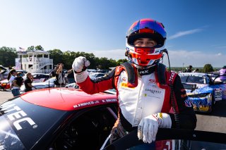 #21 Ferrari 296 GT3 of Manny Franco and Alessandro Balzan, Aug. 18-20 2023 Fanatec GT World Challenge America SRO, Conquest Racing, GT World Challenge America, Pro, Road America
 | www.lagunasphotography.com