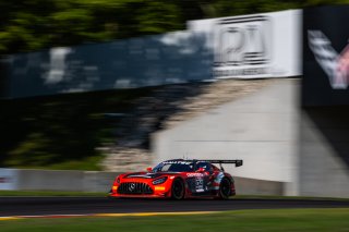 #04 Mercedes-AMG GT3 of George Kurtz and Colin Braun, Aug. 18-20 2023 Fanatec GT World Challenge America SRO, Crowdstrike by Riley Motorsports, GT World Challenge America, Pro-Am, Road America
 | www.lagunasphotography.com