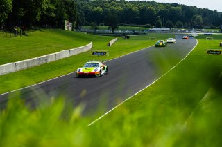 #45 Porsche 911 GT3-R 992 of Madison Snow and Jan Heylen, Aug. 18-20 2023 Fanatec GT World Challenge America SRO, GT World Challenge America, Pro-Am, Road America, Wright Motorsports
 | www.lagunasphotography.com