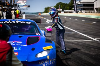 #007 Aston Martin Vantage AMR GT3 of Derek DeBoer and Valentin Hasse Clot, Aston Martin Racing-TRG, Aug. 18-20 2023 Fanatec GT World Challenge America SRO, GT World Challenge America, Pro-Am, Road America
 | www.lagunasphotography.com