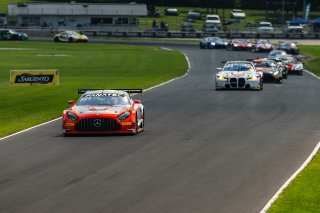 #04 Mercedes-AMG GT3 of George Kurtz and Colin Braun, Aug. 18-20 2023 Fanatec GT World Challenge America SRO, Crowdstrike by Riley Motorsports, GT World Challenge America, Pro-Am, Road America
 | www.lagunasphotography.com
