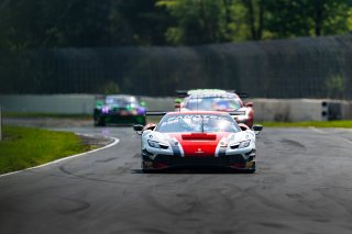 #21 Ferrari 296 GT3 of Manny Franco and Alessandro Balzan, Aug. 18-20 2023 Fanatec GT World Challenge America SRO, Conquest Racing, GT World Challenge America, Pro, Road America
 | www.lagunasphotography.com
