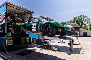 #120 Porsche 911 GT3-R (991.ii) of Adam Adelson and Elliott Skeer, Aug. 18-20 2023 Fanatec GT World Challenge America SRO, GT World Challenge America, Pro-Am, Road America, Wright Motorsports
 | www.lagunasphotography.com