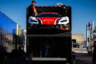 #21 Ferrari 296 GT3 of Manny Franco, 2023 Fanatec GT World Challenge America SRO, Alessandro Balzan, Conquest Racing, GT World Challenge America, INDIANAPOLIS 8 HOUR presented by AWS, October 5-7, Pro, and Lilou Wadoux-Ducellier
 | www.lagunasphotography.com