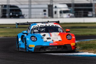 #20 Porsche GT3 R 992 of Antares Au, 2023 Fanatec GT World Challenge America SRO, GT World Challenge America, INDIANAPOLIS 8 HOUR presented by AWS, Laurin Heinrich, October 5-7, Pro-Am, and Alfred Renauer
 | www.lagunasphotography.com