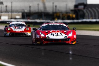 #535 Ferrari 488 GT3 Evo of Jonathan Hui, 2023 Fanatec GT World Challenge America SRO, Christopher Froggatt, GT World Challenge America, INDIANAPOLIS 8 HOUR presented by AWS, October 5-7, Pro-Am, Sky Tempesta Racing, and Edward Cheever III
 | www.lagunasphotography.com
