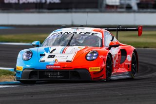 #20 Porsche GT3 R 992 of Antares Au, 2023 Fanatec GT World Challenge America SRO, GT World Challenge America, INDIANAPOLIS 8 HOUR presented by AWS, Laurin Heinrich, October 5-7, Pro-Am, and Alfred Renauer
 | www.lagunasphotography.com
