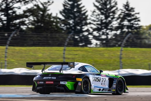 #77 Mercedes-AMG GT3 of Maximilian Götz, 2023 Fanatec GT World Challenge America SRO, Craft-Bamboo Racing, GT World Challenge, IGTC Pro, INDIANAPOLIS 8 HOUR presented by AWS, Jules Gounon, October 5-7, and Raffaele Marciello
 | www.lagunasphotography.com