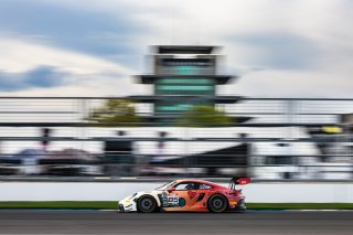 #85 Porsche GT3 R 992 of Jake Pedersen, 2023 Fanatec GT World Challenge America SRO, GT World Challenge America, INDIANAPOLIS 8 HOUR presented by AWS, October 5-7, Pro-Am, Rearden Racing, Vesko Kozarov, and Christian Engelhart
 | www.lagunasphotography.com