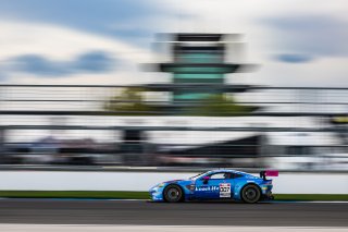 #007 Aston Martin Vantage AMR GT3 of Derek DeBoer, 2023 Fanatec GT World Challenge America SRO, Aston Martin Racing-TRG, GT World Challenge America, INDIANAPOLIS 8 HOUR presented by AWS, October 5-7, Pro-Am, Valentin Hasse-Clot, and Ben Tuck
 | www.lagunasphotography.com