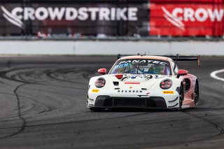 #85 Porsche GT3 R 992 of Jake Pedersen, 2023 Fanatec GT World Challenge America SRO, GT World Challenge America, INDIANAPOLIS 8 HOUR presented by AWS, October 5-7, Pro-Am, Rearden Racing, Vesko Kozarov, and Christian Engelhart
 | www.lagunasphotography.com