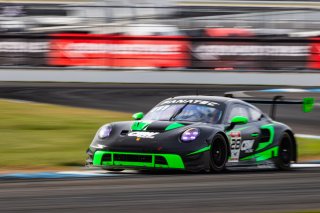 #28 PorscheGT3 R 992 of Eric Filgueiras, 2023 Fanatec GT World Challenge America SRO, GT World Challenge America, INDIANAPOLIS 8 HOUR presented by AWS, October 5-7, Pro, RS1, Stevan McAleer, and Klaus Bachler
 | www.lagunasphotography.com
