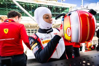 #21 Ferrari 296 GT3 of Manny Franco, 2023 Fanatec GT World Challenge America SRO, Alessandro Balzan, Conquest Racing, GT World Challenge America, INDIANAPOLIS 8 HOUR presented by AWS, October 5-7, Pro, and Lilou Wadoux-Ducellier
 | www.lagunasphotography.com