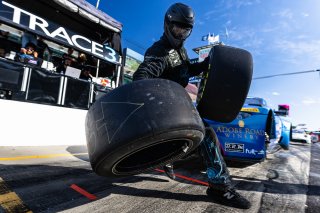 #007 Aston Martin Vantage AMR GT3 of Derek DeBoer, 2023 Fanatec GT World Challenge America SRO, Aston Martin Racing-TRG, GT World Challenge America, INDIANAPOLIS 8 HOUR presented by AWS, October 5-7, Pro-Am, Valentin Hasse-Clot, and Ben Tuck
 | www.lagunasphotography.com