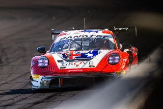 #4 Porsche GT3 R 992 of Stephen Grove, 2023 Fanatec GT World Challenge America SRO, Brenton Grove, GT World Challenge America, Grove Racing, INDIANAPOLIS 8 HOUR presented by AWS, October 5-7, Pro-Am, and Earl Bamber
 | www.lagunasphotography.com