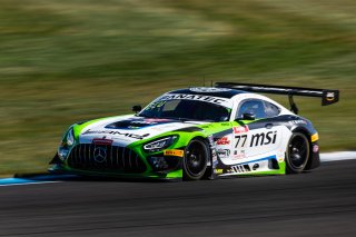 #77 Mercedes-AMG GT3 of Maximilian Götz, 2023 Fanatec GT World Challenge America SRO, Craft-Bamboo Racing, GT World Challenge, IGTC Pro, INDIANAPOLIS 8 HOUR presented by AWS, Jules Gounon, October 5-7, and Raffaele Marciello
 | www.lagunasphotography.com