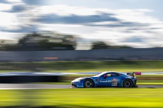 #007 Aston Martin Vantage AMR GT3 of Derek DeBoer, 2023 Fanatec GT World Challenge America SRO, Aston Martin Racing-TRG, GT World Challenge America, INDIANAPOLIS 8 HOUR presented by AWS, October 5-7, Pro-Am, Valentin Hasse-Clot, and Ben Tuck
 | www.lagunasphotography.com